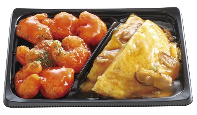 エビチリ＆かに玉