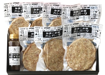 『かみこみ豚』豚ハンバーグギフトセット(冷凍）