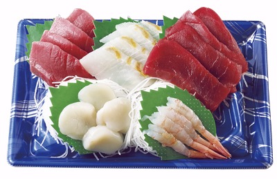 天然生本まぐろ中トロ・赤身入刺身お造り