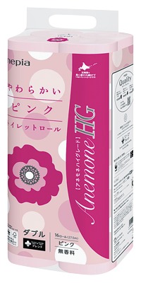 ネピア アネモネHGトイレットロール ダブルピンク