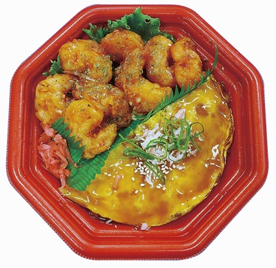 ふんわりかに玉&エビチリ丼