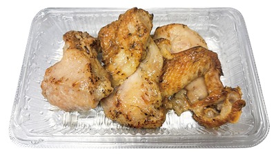 国産骨付きチキンはうまい(塩味)