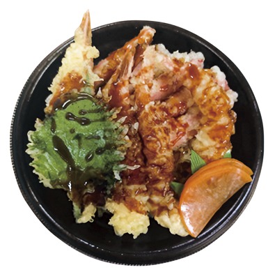 えびかに合戦天丼(かにかま)