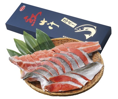 塩紅鮭姿造り(無頭)〈冷凍〉