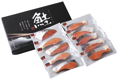 定塩紅鮭厚切切身(冷凍)