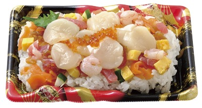 北海道帆立入り海鮮ばらちらし