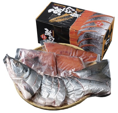 特上 新巻鮭・姿切身(冷凍)