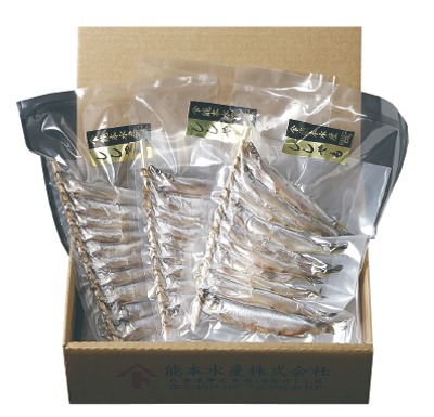 地物 干ししゃも(オス・メス混ざり串)(冷凍)