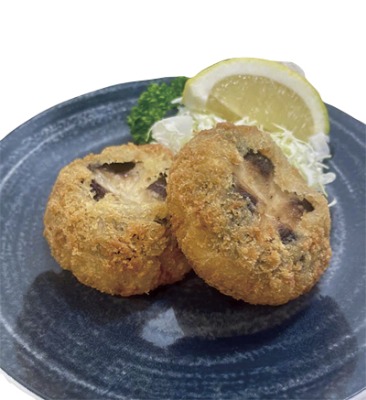 肉厚しいたけ エビ詰めフライ