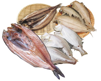 ・開ほっけ・開にしん・干なめた・干宗八かれいなど