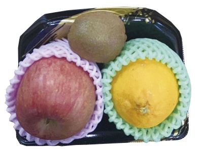 お供えセット小（サンふじりんご・不和火・キウイフルーツ）