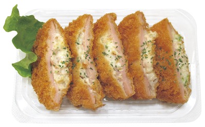 アスパラクリーミーハムカツ