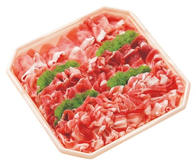 肉詰合せとくとくセットB(しゃぶしゃぶ用)・ロースまたは肩ロース〈200g〉・バラ〈200g〉・モモまたは肩〈200g〉