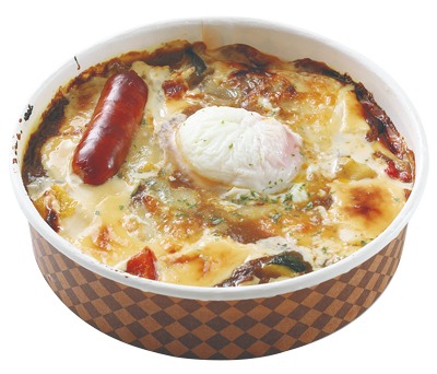 半熟たまごの焼きカレー