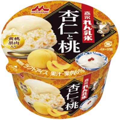 森永れん乳氷 杏仁と桃