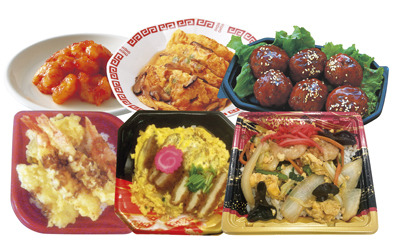 ●かつ丼●天丼●中華ちらし●エビチリ●かに玉●肉団子