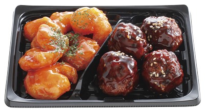 中華2点盛(エビチリ・肉団子)