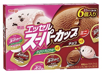エッセルスーパーカップミニ ストロベリーチョコクッキー チョコ