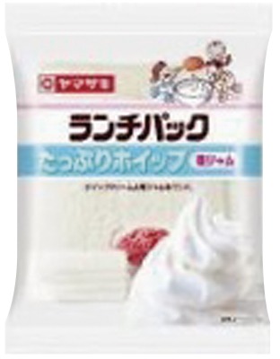 ランチパック たっぷりホイップ 苺ジャム