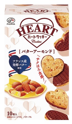 ハートクッキー バターアーモンド