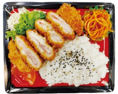 ハムとチーズの包み揚げチキンカツ弁当