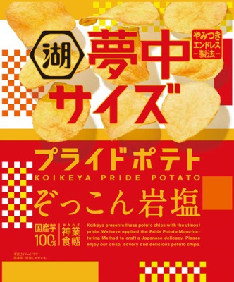 夢中サイズ湖池屋プライドポテト ぞっこん岩塩