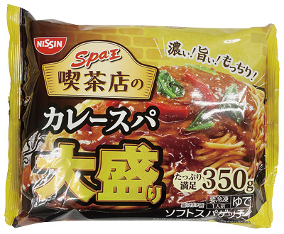 日清スパ王喫茶店のカレースパ 大盛り