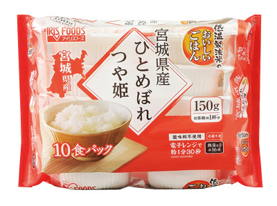 低温製法米のおいしいごはん宮城県産ひとめぼれ つや姫