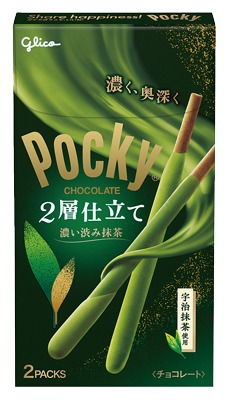 ポッキー2層仕立て 濃い渋み抹茶