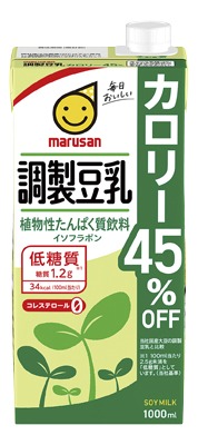 調製豆乳カロリー45％オフ