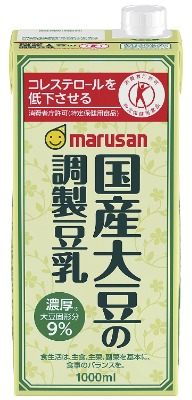 国産大豆の調製豆乳(特保)