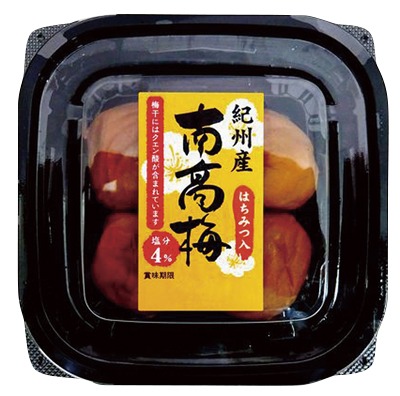 紀州産はちみつ入南高梅 塩分4%