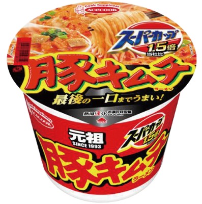 スーパーカップ1.5倍 豚キムチラーメン