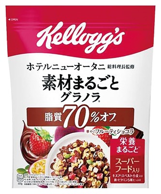 素材まるごとグラノラ 脂質70%オフ華やぐフルーティショコラ