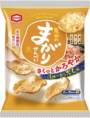 亀田のまがりせんべい 3種の香るだし味