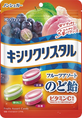 キシリクリスタル フルーツアソートのど飴