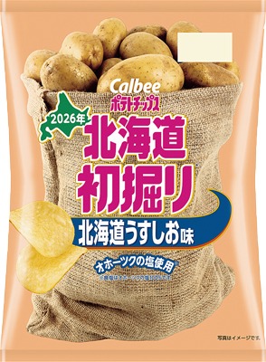 北海道初掘りポテトチップス 北海道うすしお味