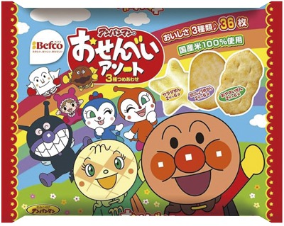 アンパンマンのおせんべいアソート