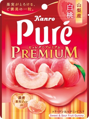 ピュレグミプレミアム山梨産白桃