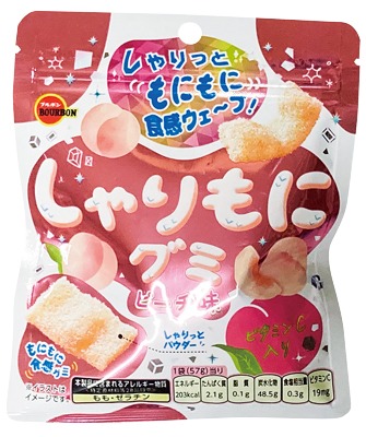 しゃりもにグミ ピーチ味