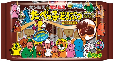 たべっ子どうぶつ チョコビスケット4P