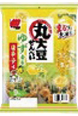 丸大豆せんべいゆず香る唐辛子味