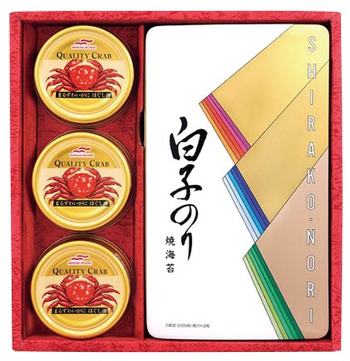 のりとかに缶詰合せギフト