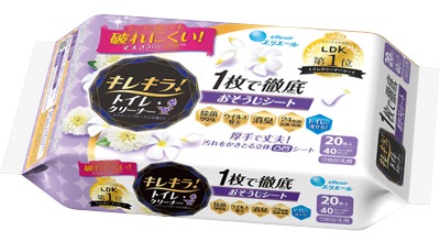 エリエール キレキラ トイレシート つめかえ用