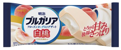 ブルガリアフローズンヨーグルトデザート 白桃