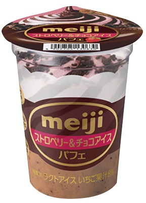 ストロベリー＆チョコアイスパフェ
