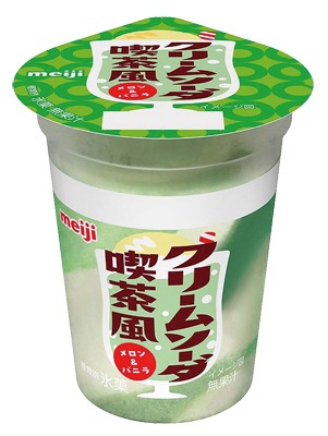 クリームソーダ喫茶風メロン＆バニラ