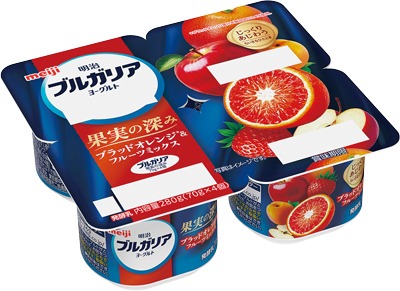 ブルガリアヨーグルト 果実の深み ブラッドオレンジ&フルーツミックス