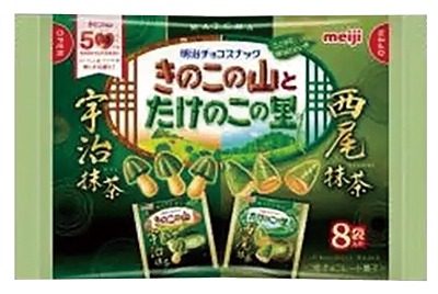 きのこの山とたけのこ袋 抹茶