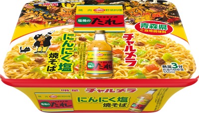 明星 チャルメラ青森スタミナ源たれ にんにく塩焼そば